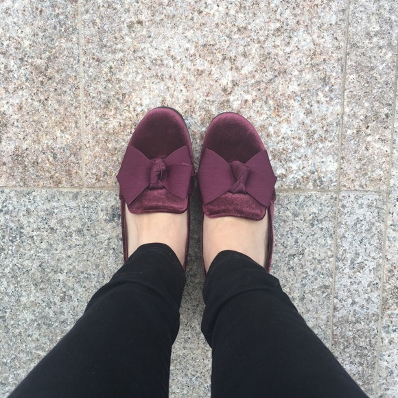 Bandolino Shoes - NWT Burgundy velvet loafers